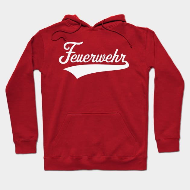 Feuerwehr (Feuerwehrmann / Feuerwehrfrau / White) Hoodie by MrFaulbaum